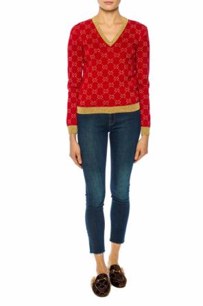 Logo-embroidered sweater, zdjęcie 2 Logo-embroidered sweater od Gucci